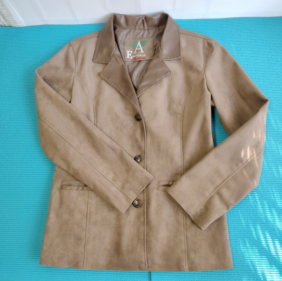 A Emporio Collezione Women's Suede Jacket Size M (Estimated) - Picture 1 of 14
